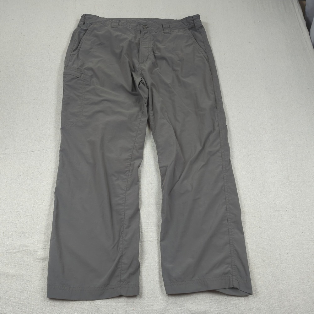 Exofficio Pants Mens 38x28 Gray Nylon Outdoor Casual Hiking